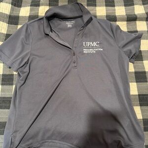 Women's Gray Polo Shirt